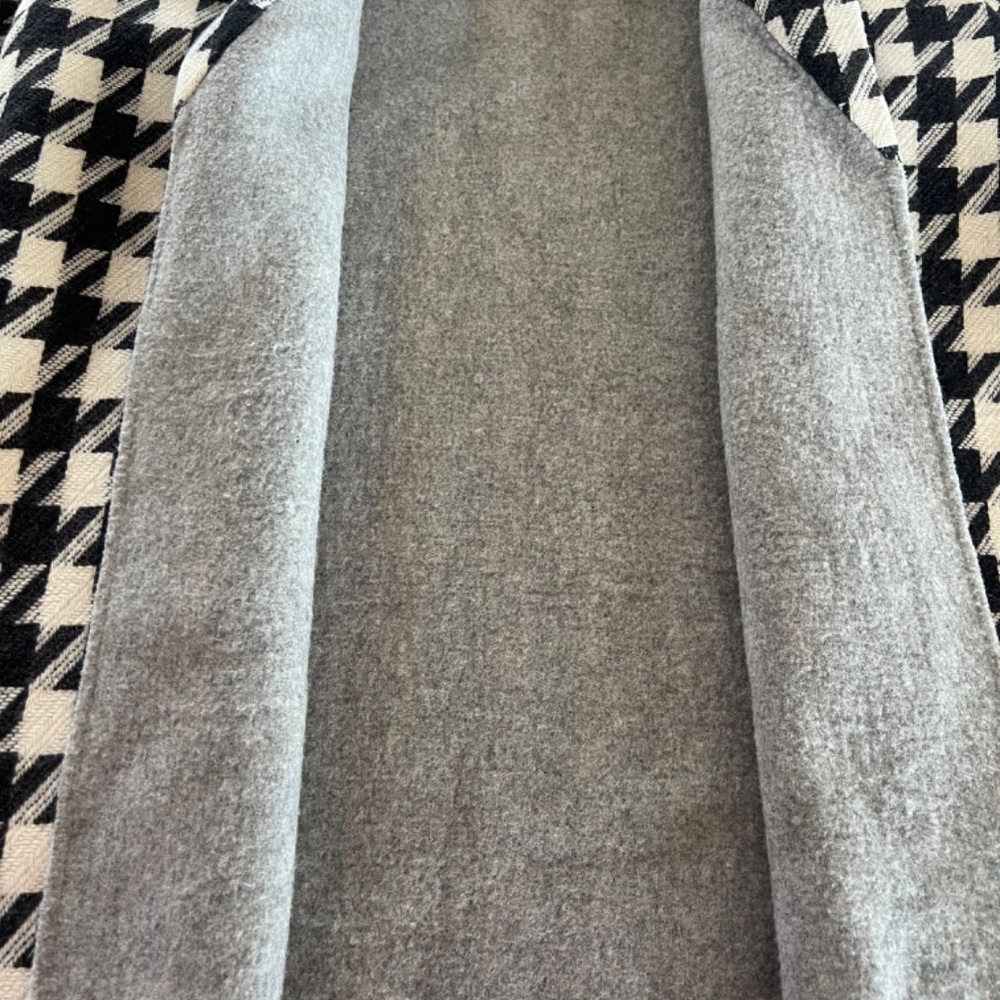 Theory Herringbone Open-Front Jacket With Tie Siz… - image 5